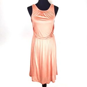 ANN TAYLOR Peach Sleeveless Cocktail Dress NWT
